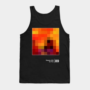 On Fire / Minimalist Graphic Artwork Design Tank Top